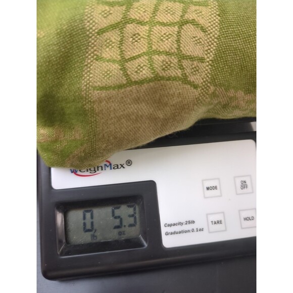 Paisley Pashmina & Silk Scarf Shawl Wrap One Size Elegant Sage Green/Orange - Picture 10 of 10